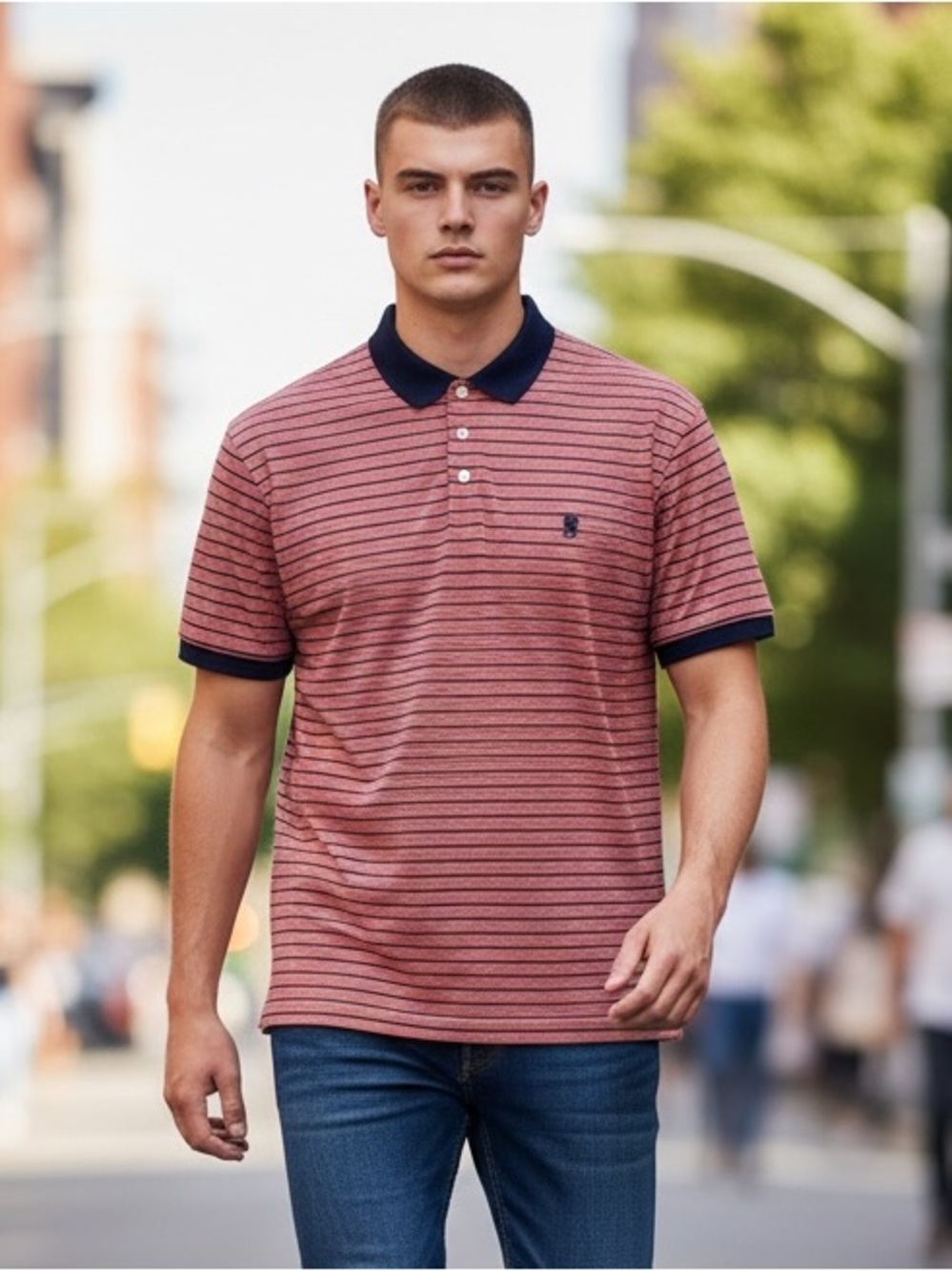 Charles Tyrwhitt England Rugby Short Sleeve Pique Polo Rose Embroidered Mens 2XL